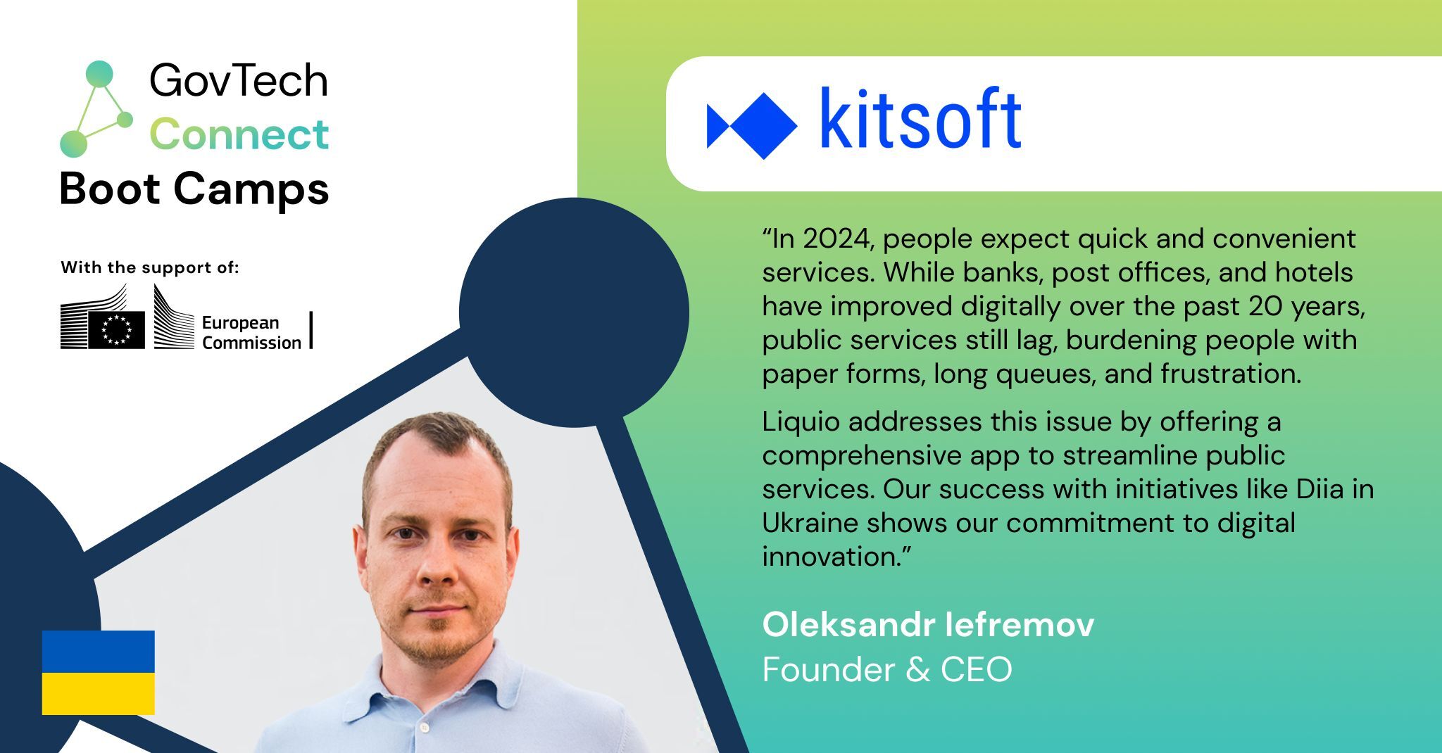 Oleksandr Iefremov, CEO of Kitsoft, on the low-code platform LIQUIO.